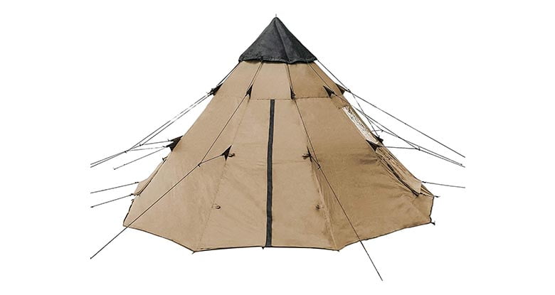 BaiYouDa 3-4 Person Family Camping Teepee Tent