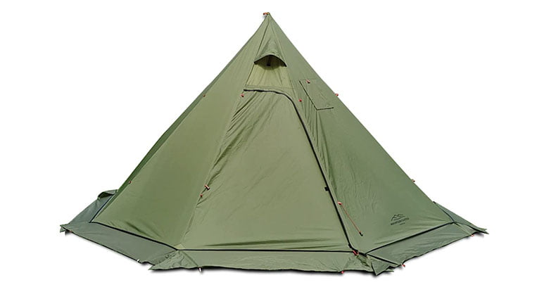 Tipi Hot Tent with Fire Retardant Stove Jack