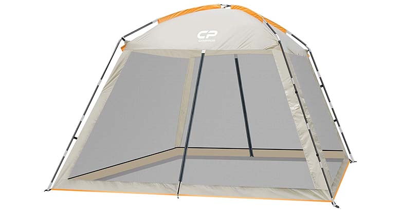 EVER ADVANCED Screen House Netted Canopy Mesh Tent for Camping