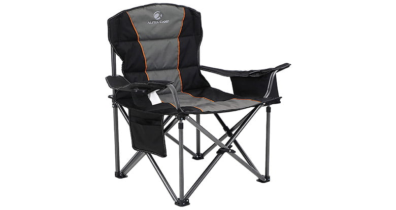 Alpha Camp Oversized Heavy Duty Folding Camping Chair