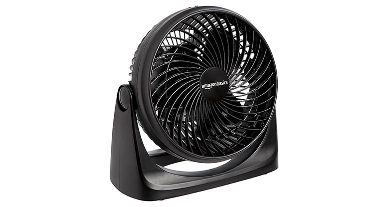 AmazonBasics 3 Speed Small Room Air Circulator Fan