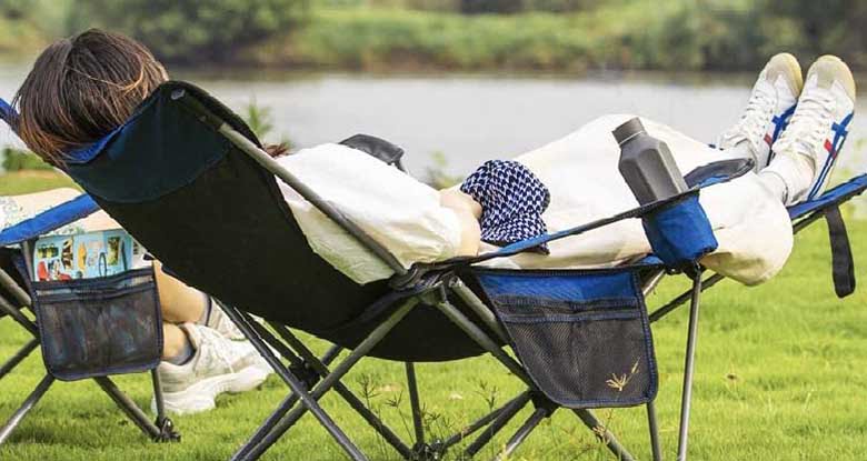 best reclining camp chairs with footrest