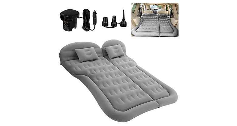 1. SAYGOGO SUV Air Mattress Camping Bed Cushion Pillow