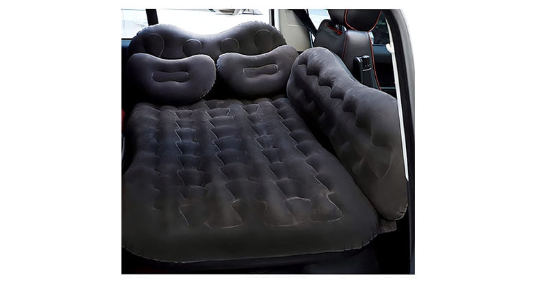 9. CALOER Thicked Inflatable Car Air Mattress