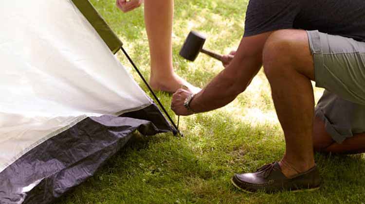 How to stake a tent Step-by-Step Guideline
