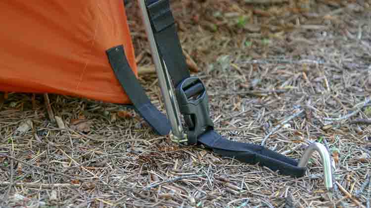 How to stake a tent